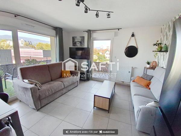 appartement 3 pièces - grand balcon