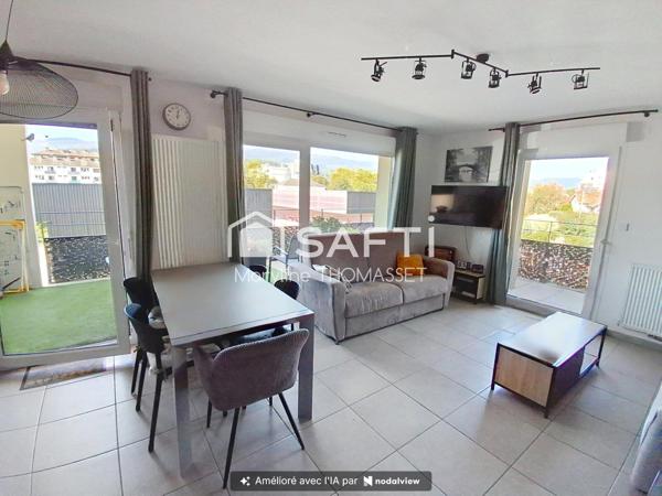 appartement 3 pièces - grand balcon
