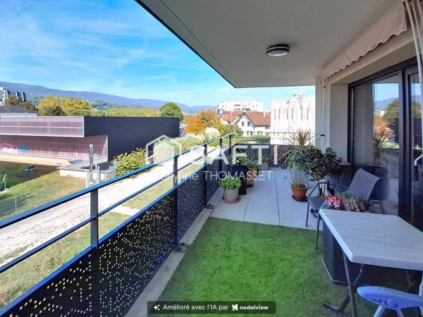 appartement 3 pièces - grand balcon