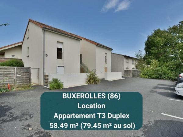 Location / Appartement T3 à Buxerolles (86180)