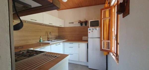 Maison de village en pierre – Serviès (commune d’Avène) – 100 m² – Terrasses et jardin.