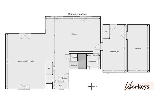 Maison individuelle familiale 6 pièces - Terrain de 500 m² avec piscine et terrain de pétanque - Genas dans le quartier d'Azieu 