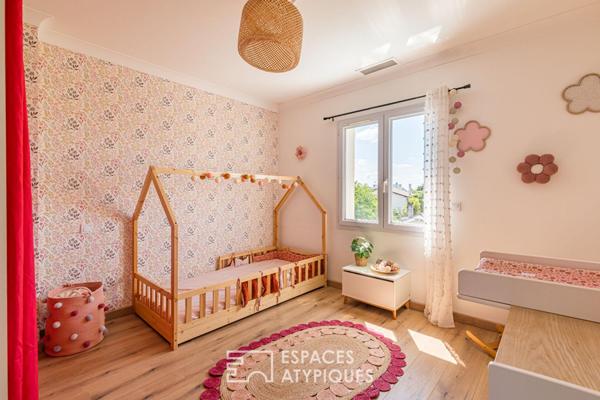 Maison familiale avec jardin et piscine