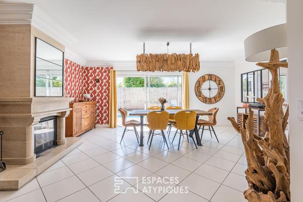 Maison familiale avec jardin et piscine