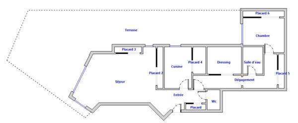 Appartement 3 pièces - 90 m² Bien prestige