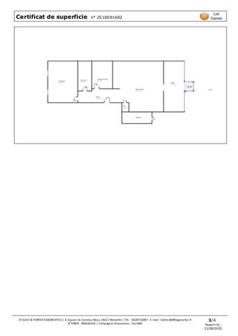 Marseille (13004) A VENDRE APPARTEMENT 3 PIECES REZ DE JARDIN