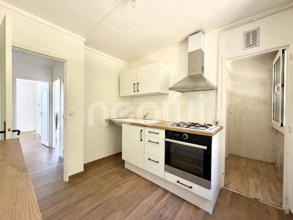 T3 traversant de 65 m² avec balcon, Cuire-le-Bas