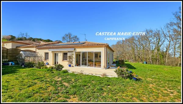 Maison RENOVEE, PLAIN-PIED  4 pièces ORDAN LARROQUE (32) Jardin clôturé, sans vis à vis