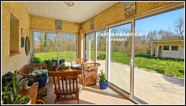 Maison RENOVEE, PLAIN-PIED  4 pièces ORDAN LARROQUE (32) Jardin clôturé, sans vis à vis
