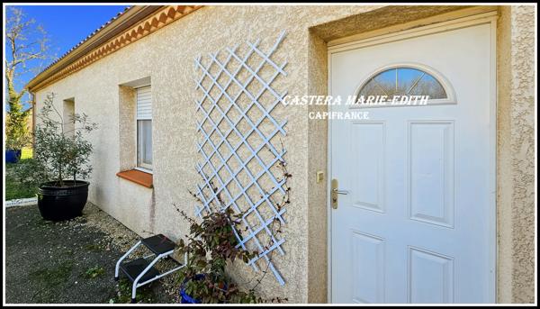 Maison RENOVEE, PLAIN-PIED  4 pièces ORDAN LARROQUE (32) Jardin clôturé, sans vis à vis