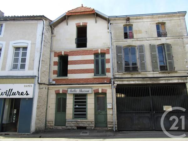 Maison à vendre  3 pièces - 100 m 2   CHEF BOUTONNE  - 79