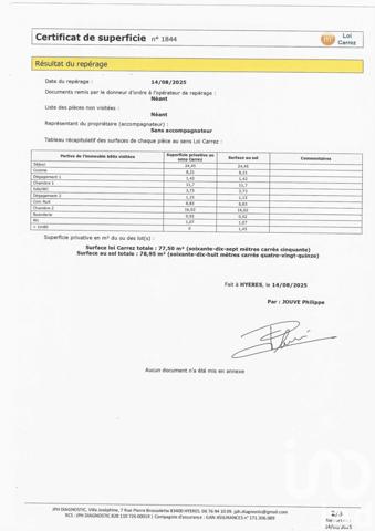 Maison à vendre 3 pièces 78 m² Carqueiranne