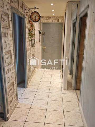 BEAU T4 TRANSFORME EN T3 DE 69 M² AVEC GRANDE PIECE A VIVRE DANS RECIDENCE SECURISEE