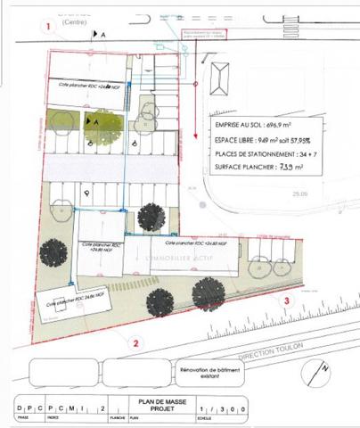 2046m² constructible sur la Garde