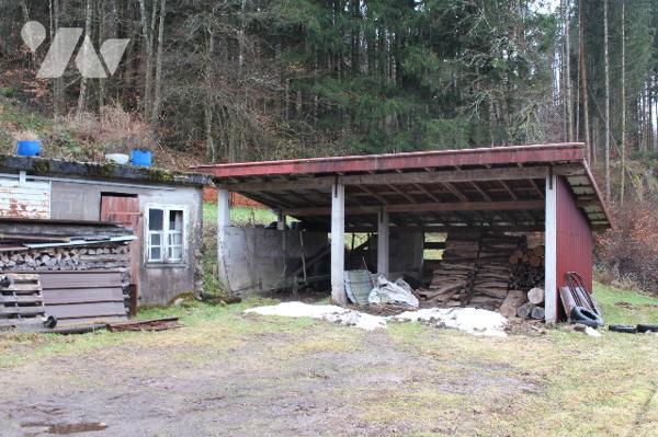 Maison ind. sur sous-sol avec dépendances sur 5210m² de terrain (dont environ 12a  constructibles)