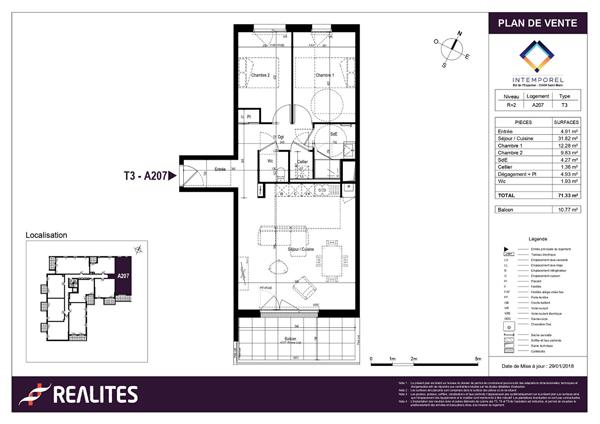 Appartement T3 Lumineux et Calme LIBRE - 3 rue de la Balue SAINT-MALO, Saint malo 35400