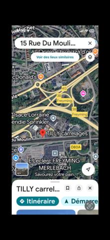 A louer 600m² Betting :Dépôt + bureaux