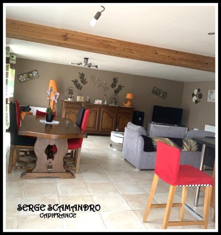 Dpt Gers (32), à vendre MASSEUBE maison P6  - 4 CHAMBRES DONT UNE AVEC DRESSING - TERRAIN  682 M²
