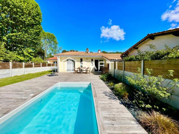 Maison T3 avec piscine et grand jardin paysagé