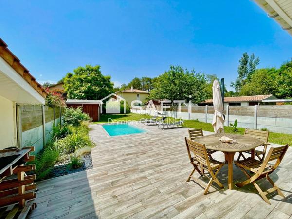 Maison T3 avec piscine et grand jardin paysagé