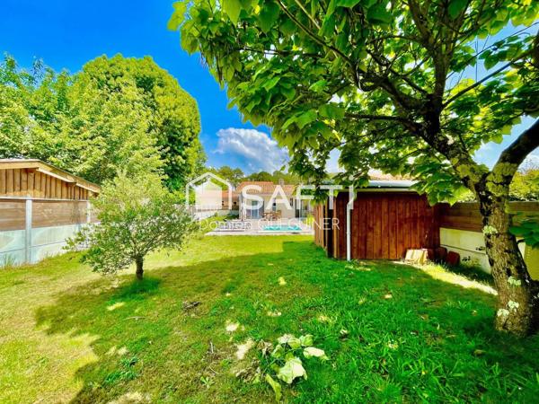 Maison T3 avec piscine et grand jardin paysagé