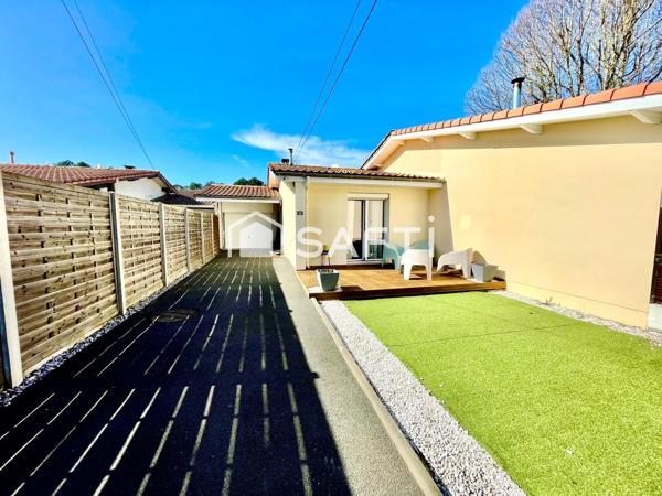 Maison T3 avec piscine et grand jardin paysagé