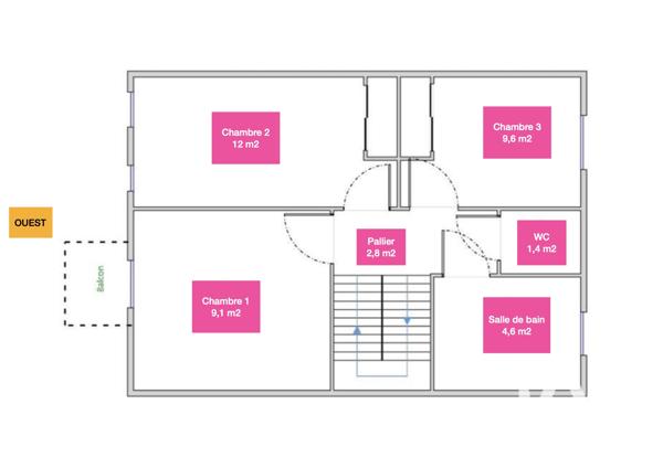 Maison à vendre 4 pièces 79,85 m² Nantes