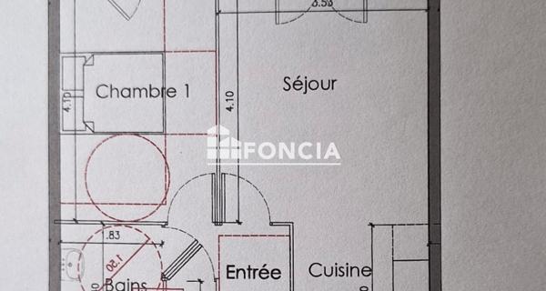 À vendre Appartement 2 pièces 40.74 m² - Roquebrune-sur-argens 83520