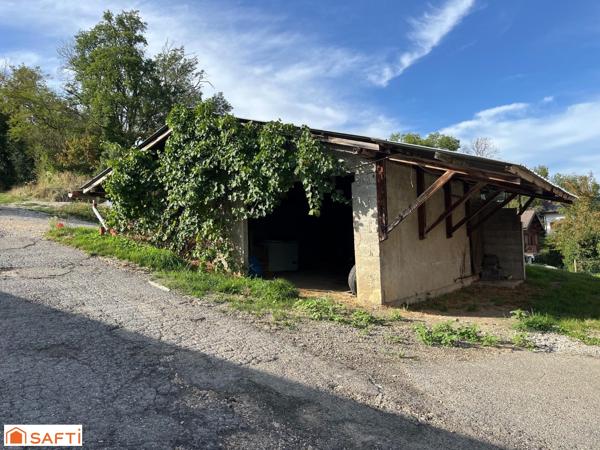 Ancienne ferme sur hauteur de Poisy avec vue montagnes !