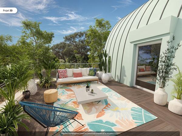 VALENCE MONTPLAISIR - Duplex T5 avec terrasse, ascenseur et garage AVEC TERRASSE,ASCENSEUR et GARAGE