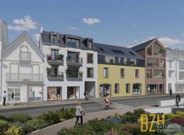 À VENDRE – LOCAL COMMERCIAL NEUF 83.71M² – EMPLACEMENT EXCEPTIONNEL SUR LE PORT DE QUIBERON