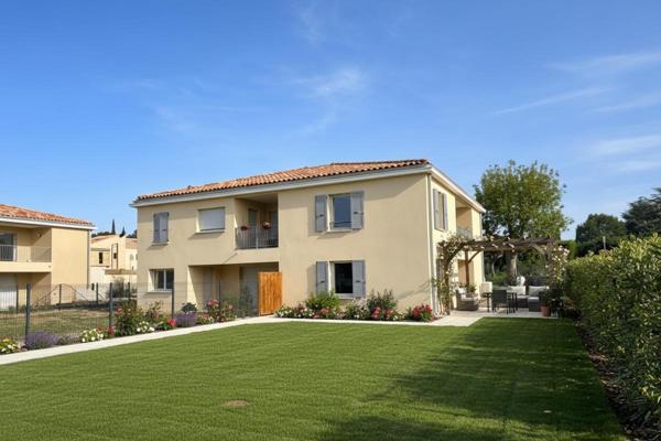 Appartement 3 pièces avec terrasse et grand jardin dans résidence de standing récente
