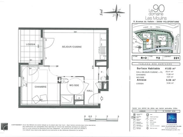 Location Appartement 2 pièces 41.6 m² - DOMAINE 90 Villefontaine 38090