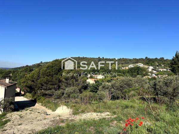 Terrain à bâtir avec vue exceptionnelle sur les Alpilles