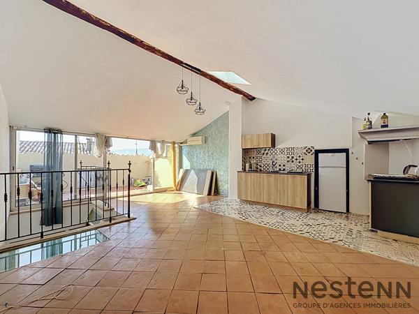 Appartement 3 pièces à vendre au centre-ville de Trets - Calme, lumineux avec terrasse