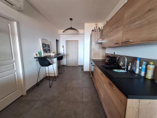 T2 récent de 42m² belle vue mer route des Sanguinaires Ajaccio (20000)
