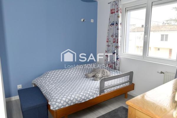 Maison 85 m² proche centre ville, avec garage et jardin.