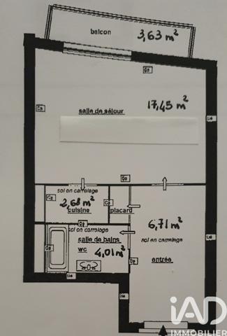 Appartement à vendre 2 pièces 31 m² Paris 18