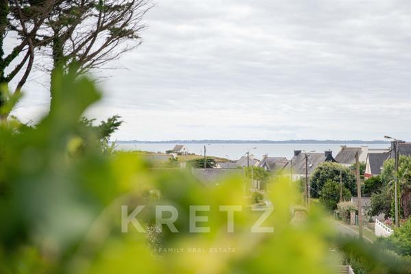 Maison contemporaine avec vue mer
