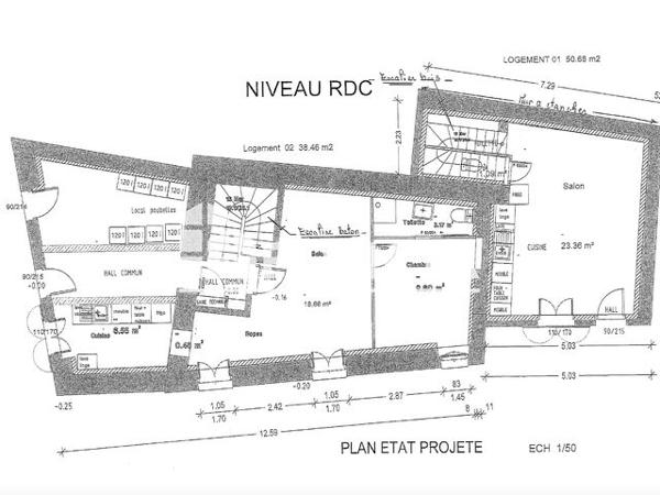 À vendre Immeuble 245 m² - Marmande 47200
