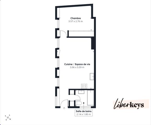 Le Marais – Charmant T2 de 40,60 m² au cœur du 3ᵉ arrondissement