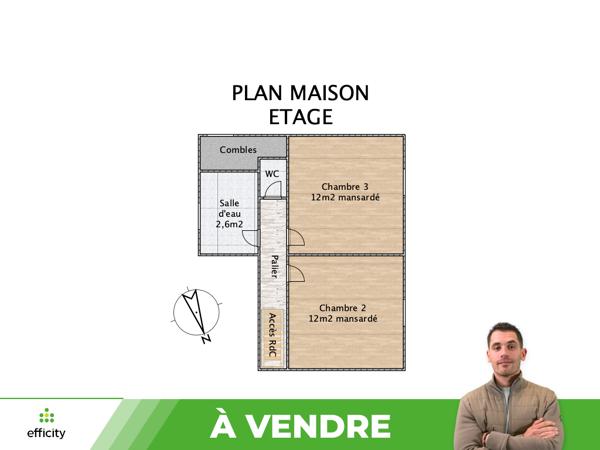 Maison
         5 pièces
        - 84 m² Exclusivité 134 000 € *