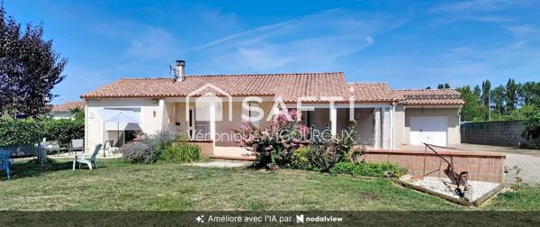 Belle villa lumineuse dans quartier residentiel, sur grand terrain