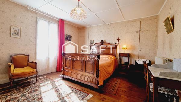 Maison 4 chambres, garage et atelier