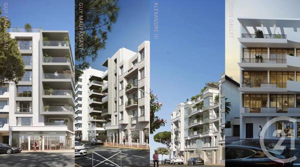 Appartement F3 à vendre  3 pièces - 98,98 m 2   JUAN LES PINS  - 06