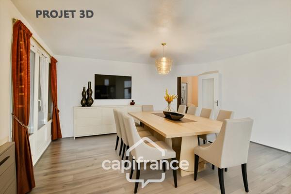 Appartement T4 lumineux avec balcon, et stationnement privatif