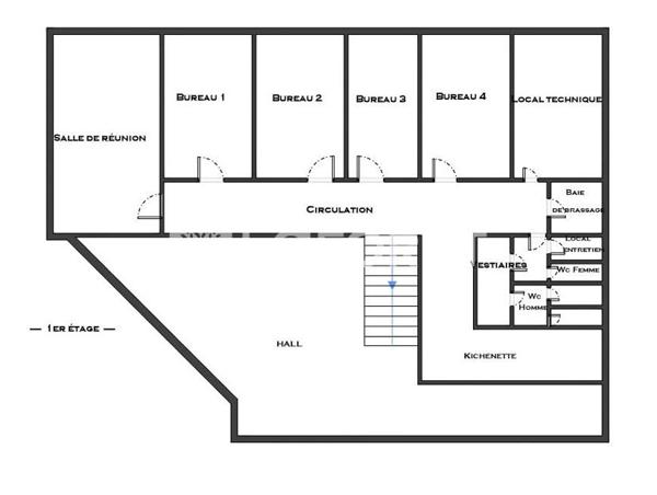 Location bureau Bagnolet - 491 m² - 12 056 €/mois