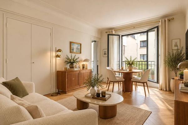 2 pièces – 45,28 m² - Plaine-Monceau