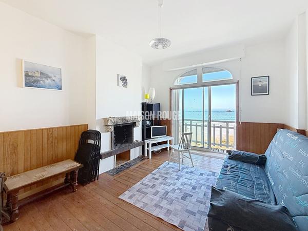Saint-Malo Rochebonne, maison de 93m² sur 3 niveaux avec terrasses, vue mer et accès direct plage