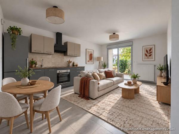 Appartement 2 pièces de 45 m² à Anse